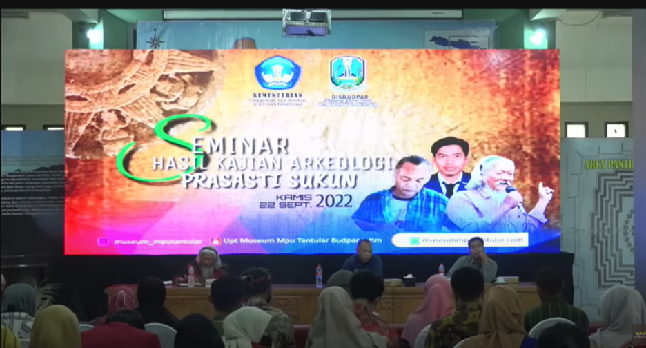 SEMINAR HASIL KAJIAN ARKEOLOGI ”Prasasti Sukun”