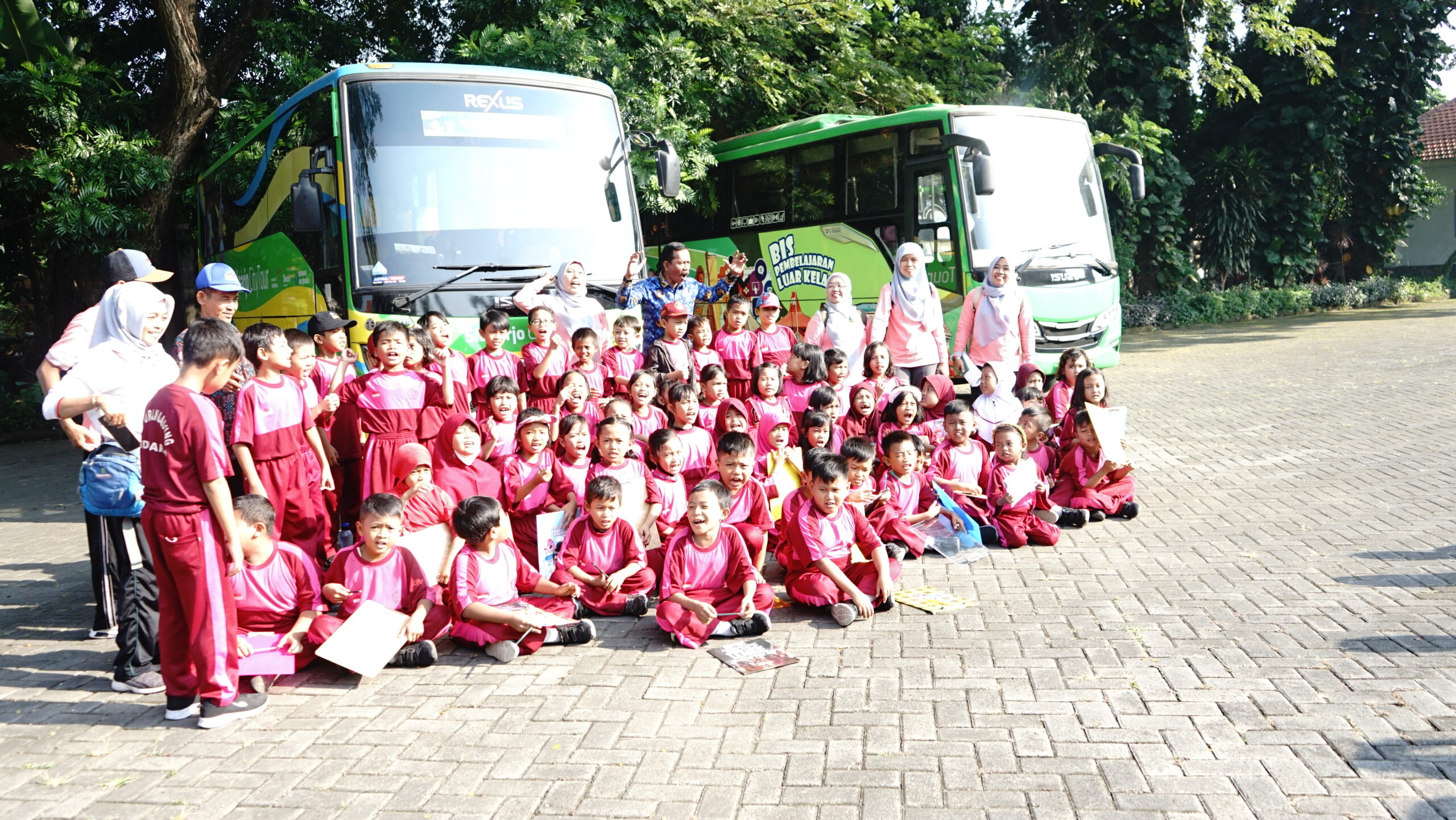 Ratusan Siswa di Sidoarjo Kunjungi Museum Mpu Tantular